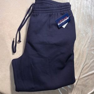 Men’s sweatpants size XL navy blue